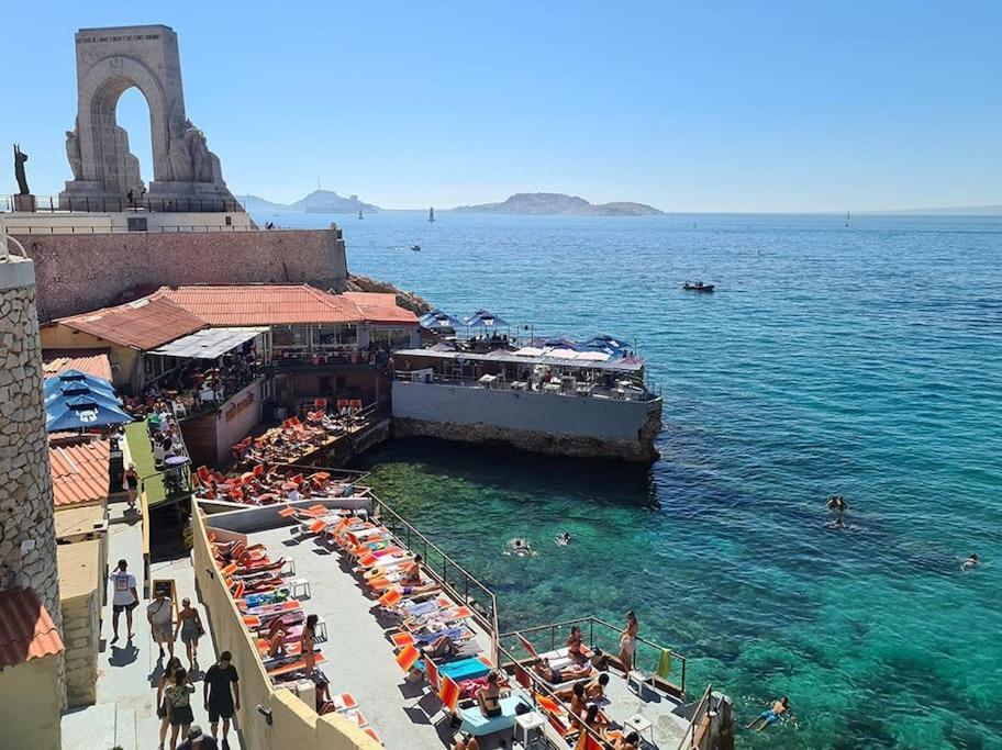 Grand Large Sur La Corniche Marseille Par Conciergerie By Sam Appartement Buitenkant foto