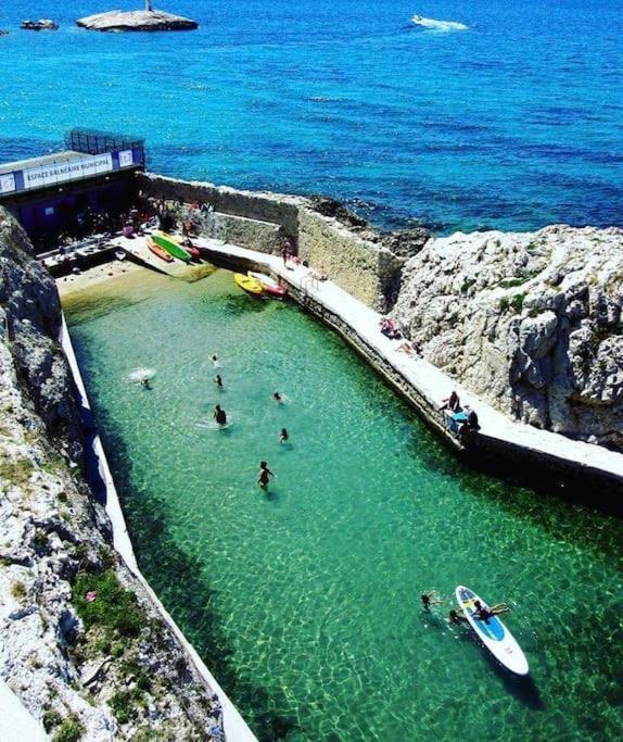 Grand Large Sur La Corniche Marseille Par Conciergerie By Sam Appartement Buitenkant foto