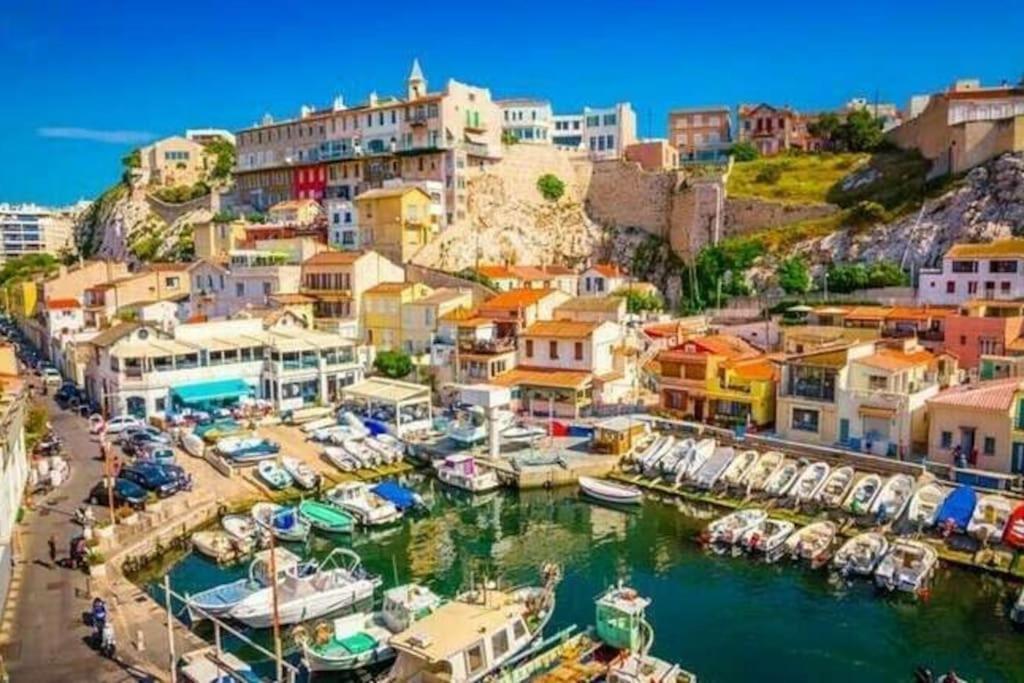 Grand Large Sur La Corniche Marseille Par Conciergerie By Sam Appartement Buitenkant foto